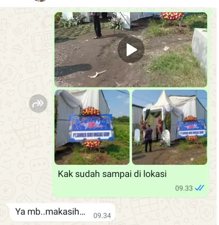 Pengiriman Karangan Bunga Kramat Pela