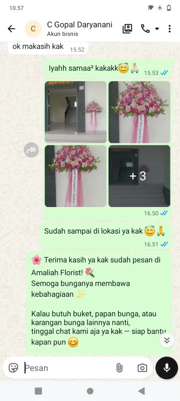 Pengiriman Karangan Bunga Kramat Pela